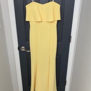 Yellow formal gown (Xscape)